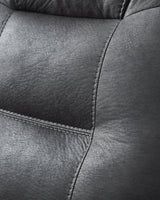 Stockworth Granite Faux Leather Recliner