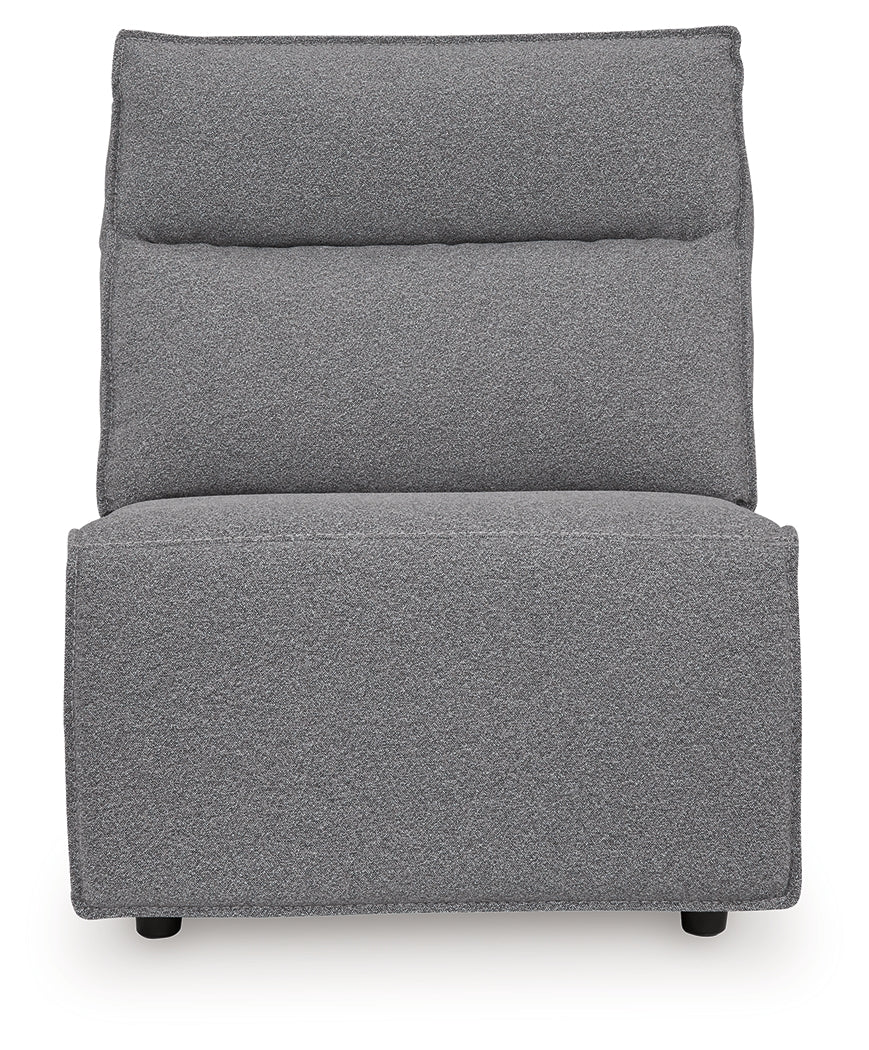 Modmax II Salt and Pepper 8-Piece Power Reclining Sectional with Console