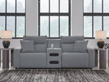 ModMax II Salt and Pepper Next-Gen Nuvella™ 3-Piece Power Reclining Sectional