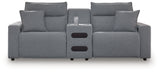 ModMax II Salt and Pepper Next-Gen Nuvella™ 3-Piece Power Reclining Sectional