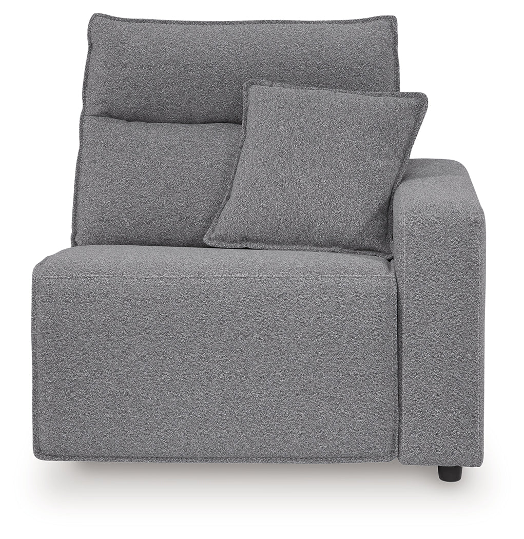 Modmax II Salt and Pepper 8-Piece Power Reclining Sectional with Console