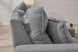 Modmax II Salt and Pepper Next-Gen Nuvella™ 3-Piece Power Reclining Sectional with Console