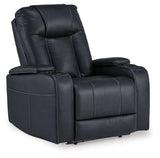 Feazada Sapphire Faux Leather Power Recliner