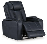 Feazada Sapphire Faux Leather Power Recliner