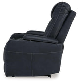 Feazada Sapphire Faux Leather Power Recliner