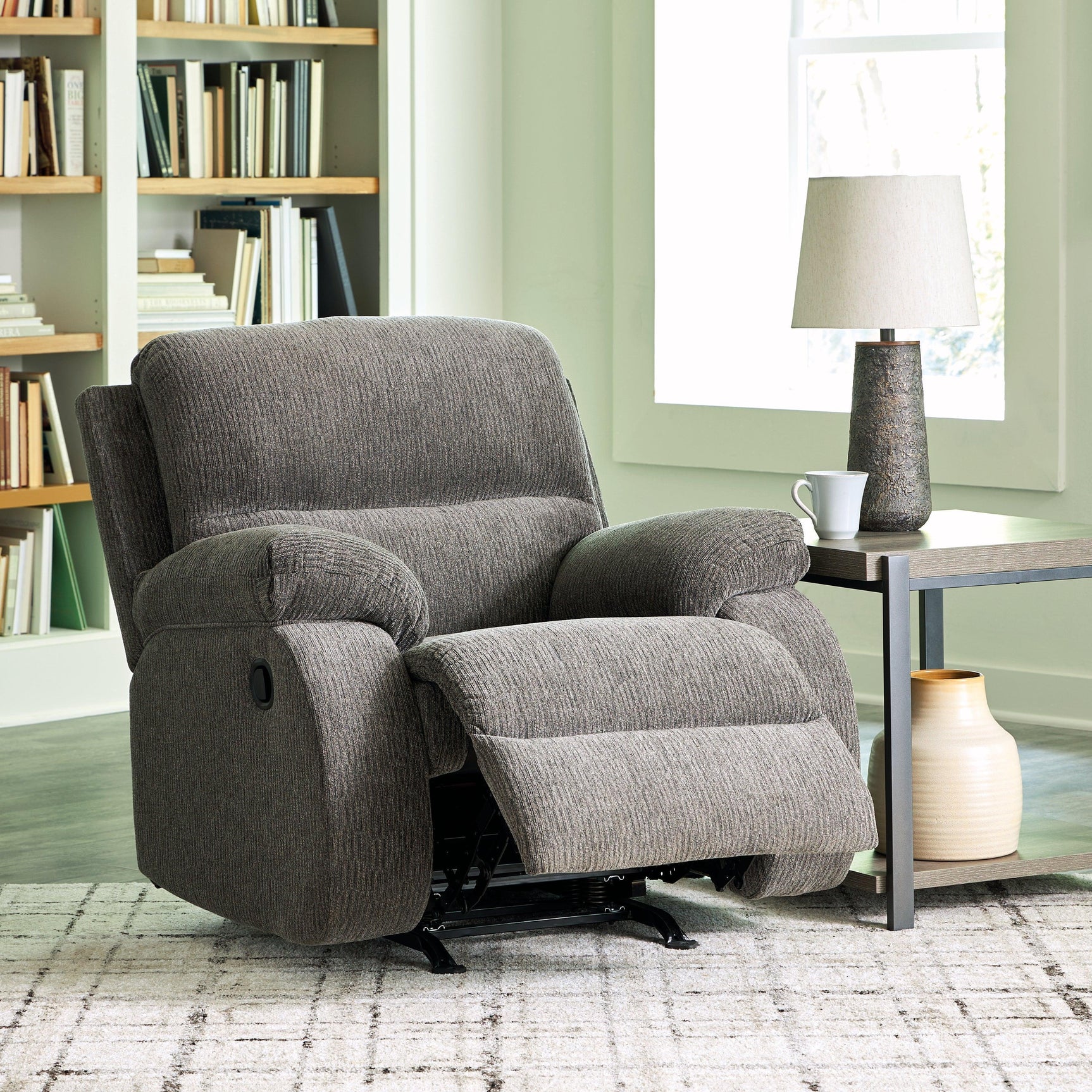 Scranto Brindle Microfiber Recliner