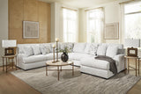 Misty-Lakes Chalk 5-Piece Sectional with Chaise