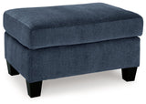 Amity Ink Bay Sofa Chaise, Chair, and Ottoman