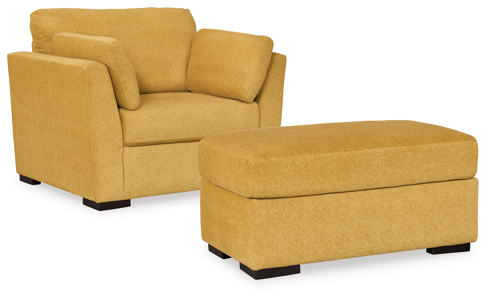 Keerwick Sunflower Chair and Ottoman