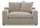 Maxton Heights Pebble Chenille,Velvet Oversized Chair view 3