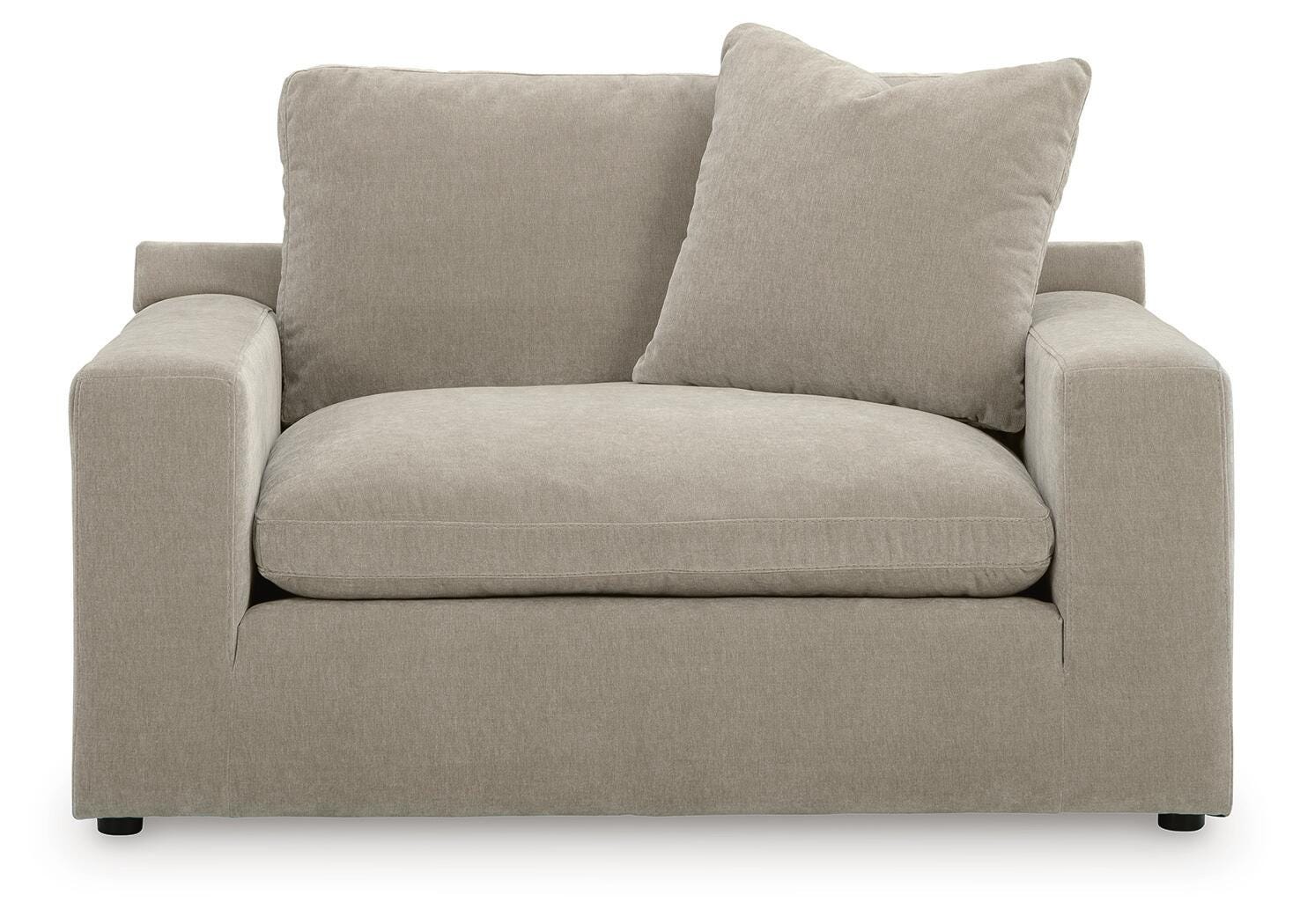 Maxton Heights Pebble Chenille,Velvet Oversized Chair view 3