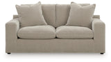 Maxton Heights Pebble Chenille,Velvet Loveseat view 3