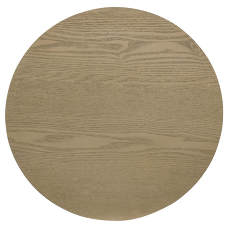 Hamlyn 5-piece Round Wood Counter Height Dining Set Cream and Natural Oak — product image 4