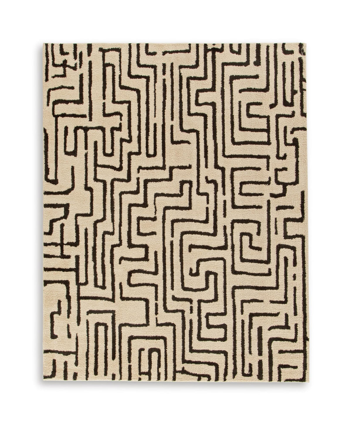 Timworth Black/Beige Washable Large Rug — product image 2