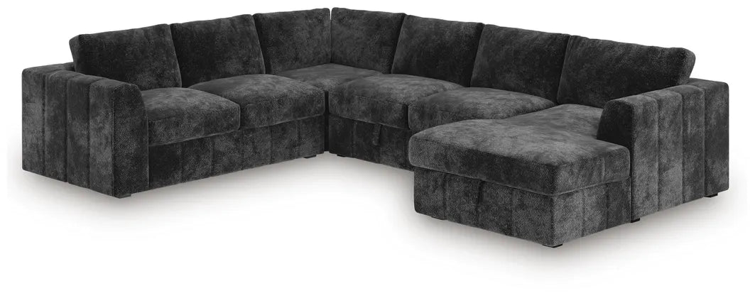 Armfield 4-Piece Sectional with Pop Up Sleeper and Chaise