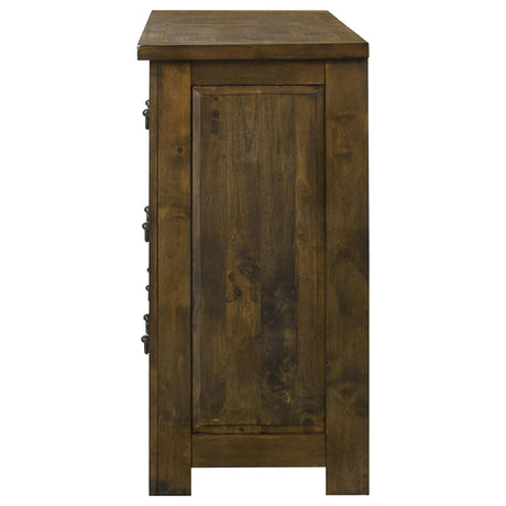 Doherty 6-Drawer Bedroom Dresser Rustic Brown — product image 5