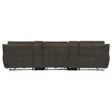 Marcell 5-Piece 3-Seat Power Home Theater Seating with Dual Consoles Grey — product image 5