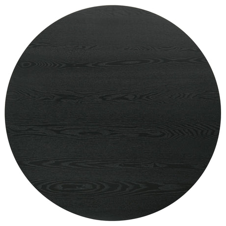 Hamlyn 5-Piece Round Wood Counter Height Dining Set in Grey and Black — product image 4