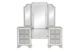 Avondale Gray Upholstered Tufted Panel Bedroom Set