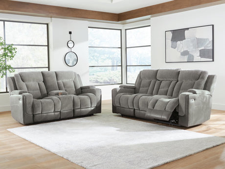 Mixed Shadow Motion Sofa and Loveseat — product image 2