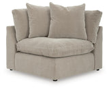 Maxton Heights Pebble 8-Piece Sectional — front view