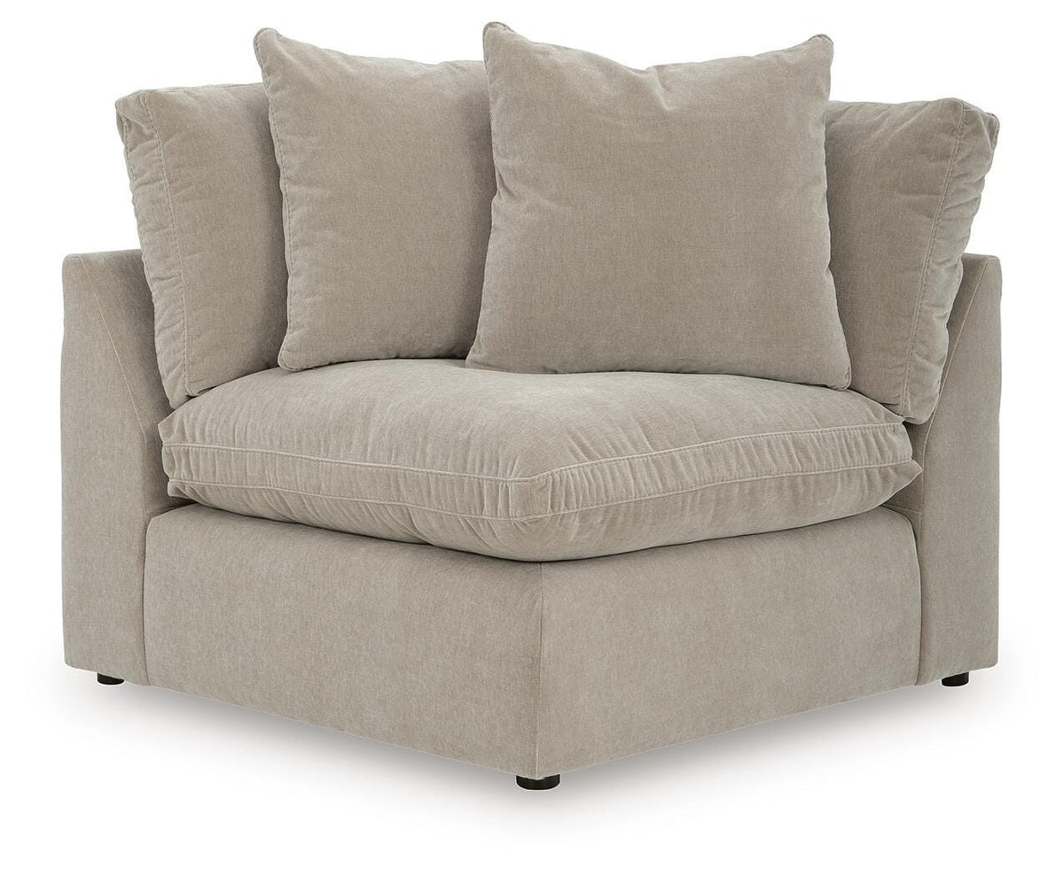 Maxton Heights Pebble 8-Piece Sectional — front view