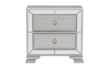 Avondale Gray Upholstered Tufted Panel Bedroom Set