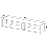 Lewes Bridge with 2 Encased Storage Compartments Cappuccino