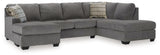 Riverfield Iron 2-Piece Sectional with Chaise
