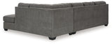 Riverfield Iron 2-Piece Sectional with Chaise