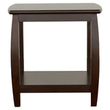 Dixon 2-piece Rectangular Wood Coffee Table Set Espresso