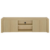Laurelton 78-inch 4-door TV Stand Media Console Light Oak