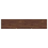 Trask 86-inch Wood TV Stand Media Console Mango Brown