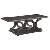 Shelly 3-piece Coffee and End Table Set Cappuccino