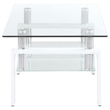 Dyer 3-piece Rectangular Coffee and End Table Set White