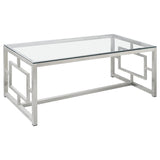 Merced 3-piece Rectangular Coffee and End Table Set Nickel