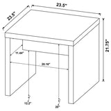 Lynette 2-piece Rectangular Coffee and End Table Set Mango