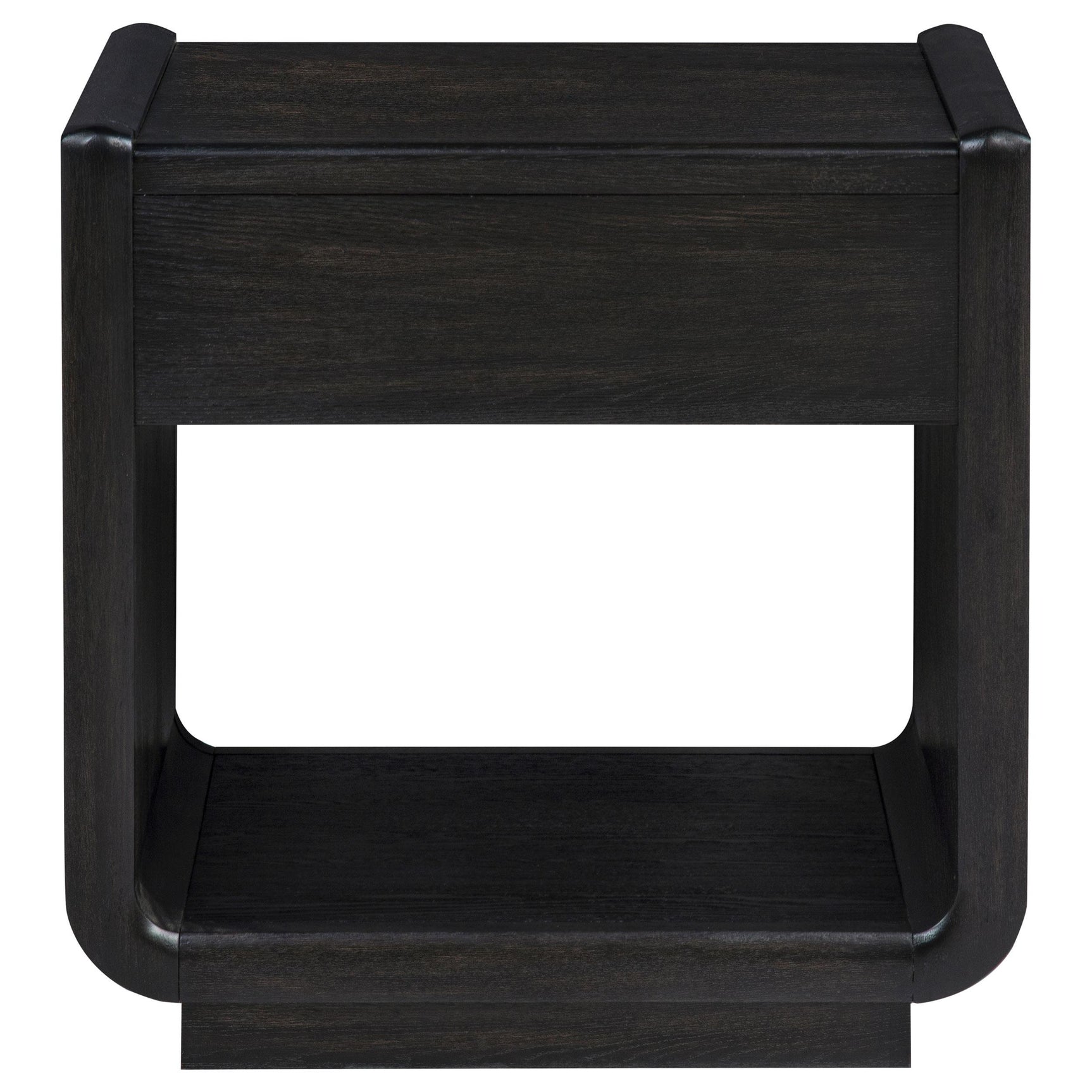 Leandro 1-drawer Wood Occasional Side End Table Burnished Black