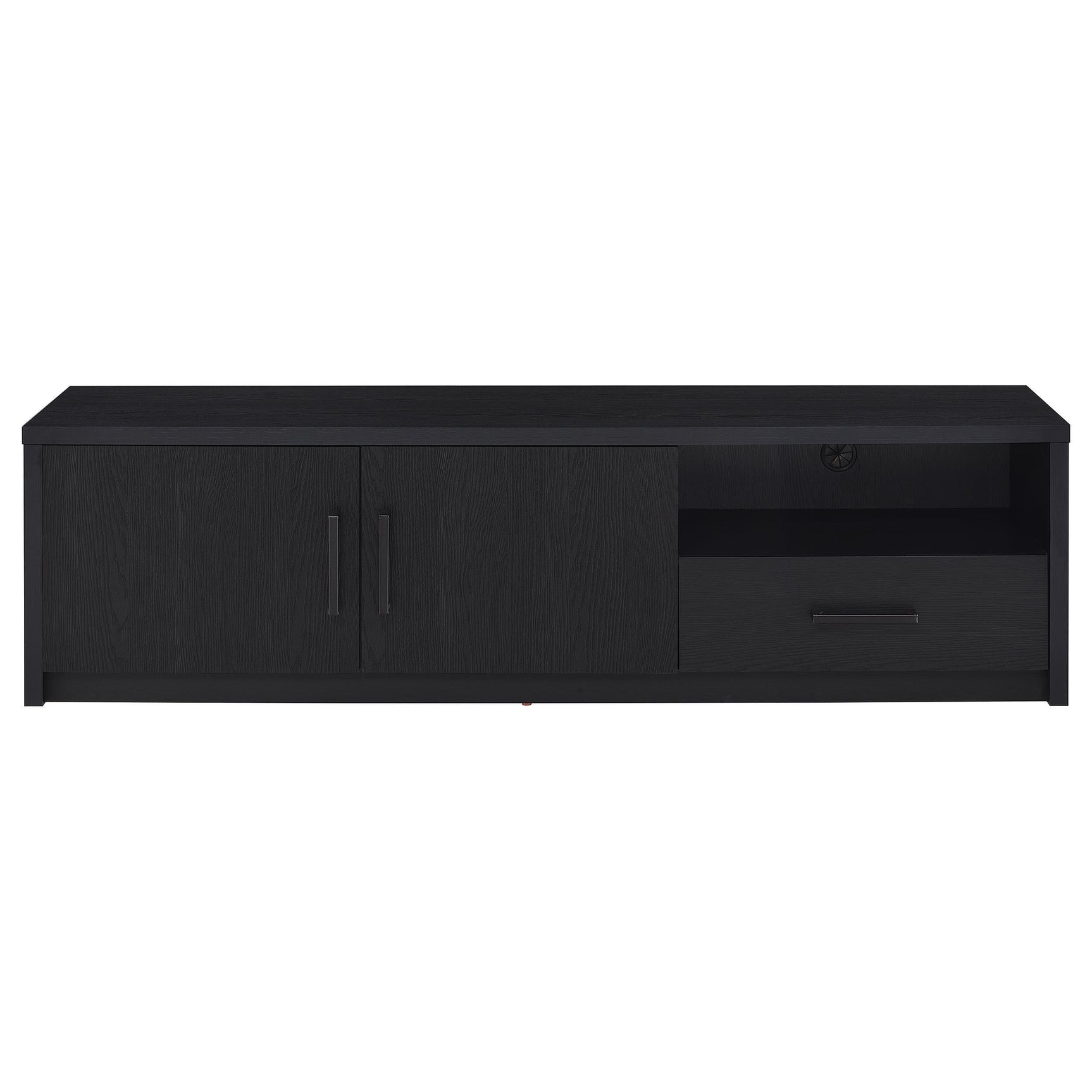 Murray 70-inch 2-door TV Stand Media Console Black