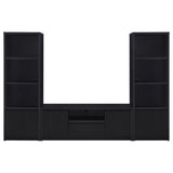 Winfield 60-inch 2-door TV Stand Media Console Black
