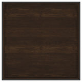 Fulton 30-inch Square Mango Wood Coffee Table Dark Brown