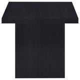 Max Square Engineered Laminate End Side Table Black