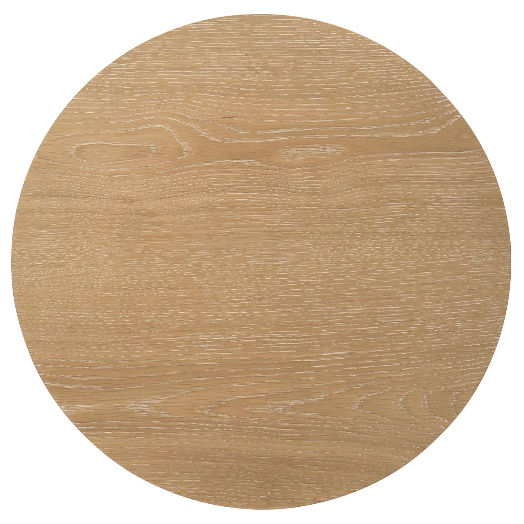 Ottowa 2-piece Round Wood Coffee Table Set Light Oak