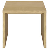 Canoga 3-piece Lift Top Cocktail Coffee Table Set Light Oak