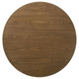 Franklin 2-piece Round Pedestal Coffee Table Set Dark Brown