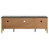 Bradley 63-inch 2-Door SmartTop TV Stand Grey and Natural