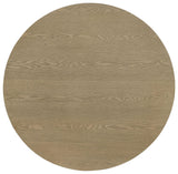 Hamlyn Round Fluted Occasional Cocktail Coffee Table Natural Oak