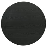 Hamlyn 3-piece Round Fluted Coffee and End Table Set Black