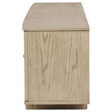 Kailani 79-inch 4-door Cane TV Stand Media Console Beige Oak