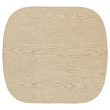 Kailani 2-piece Coastal Coffee and End Table Set Beige Oak
